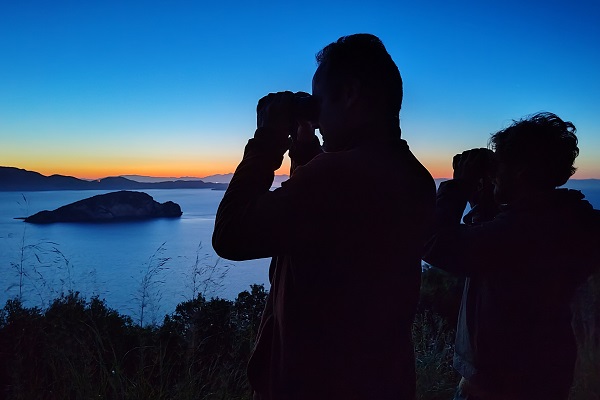 Komitee-Mitglieder im Einsatz auf der Halbinsel Keri/Griechenland
