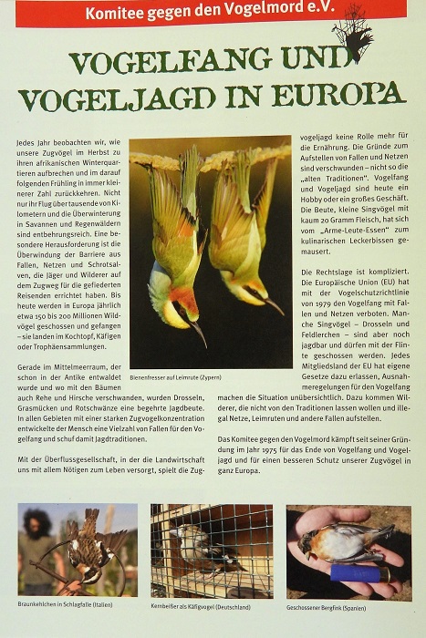 Vogelfang und Vogeljagd in Europa