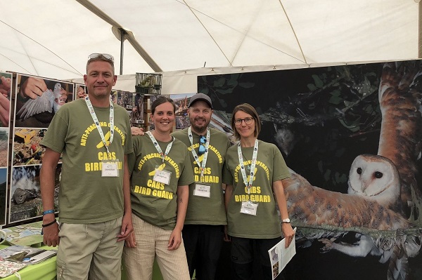 Unser Team bei der diesjährigen Global Birdfair in Rutland Water, UK