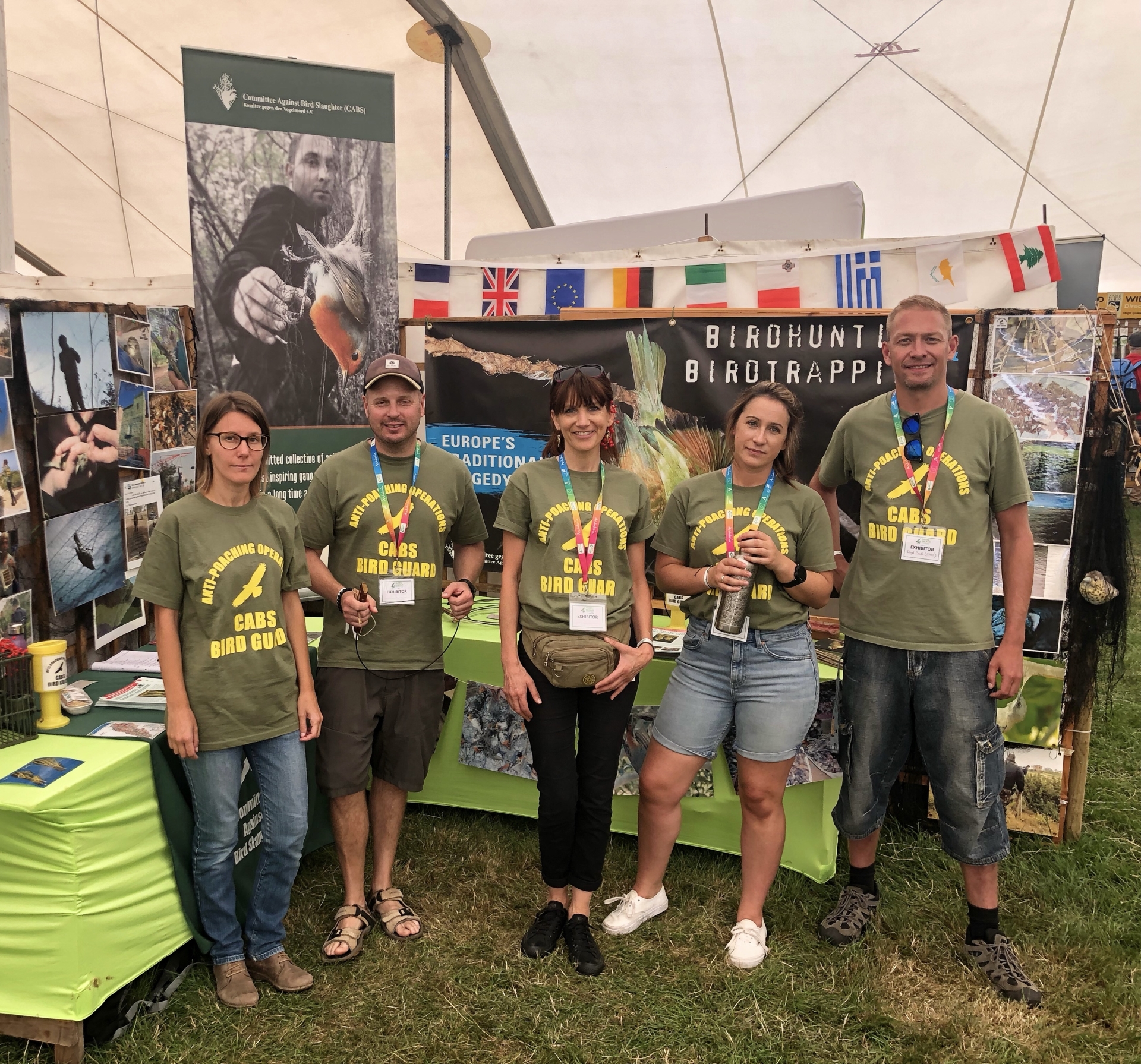 Unser Team auf der Bird Fair