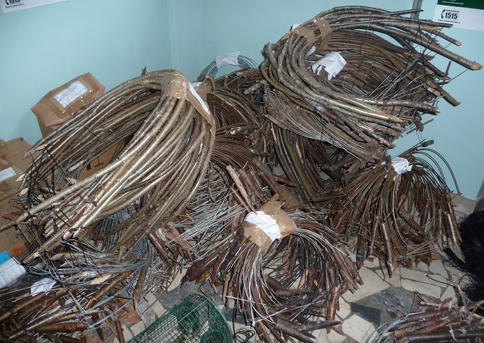 Beschlagnahmte Bogenfallen werden nach dem anstehenden Gerichtsverfahren vernichtet.