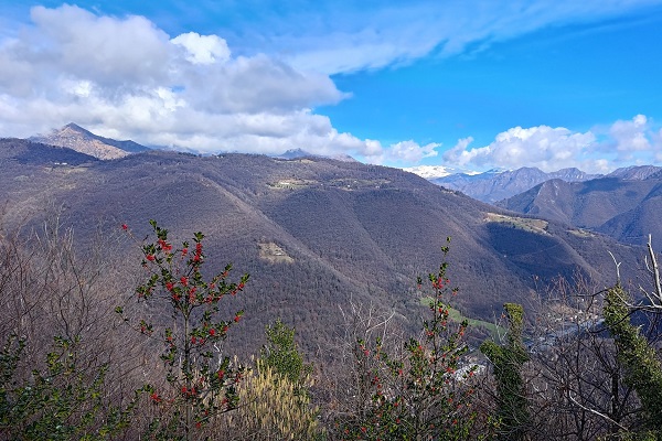 Winter in den Bergen der Provinz Brescia/Norditalien