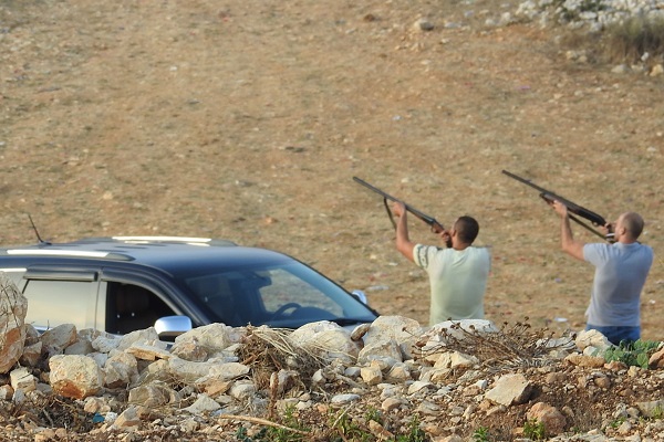 Zugvogeljäger im Libanon