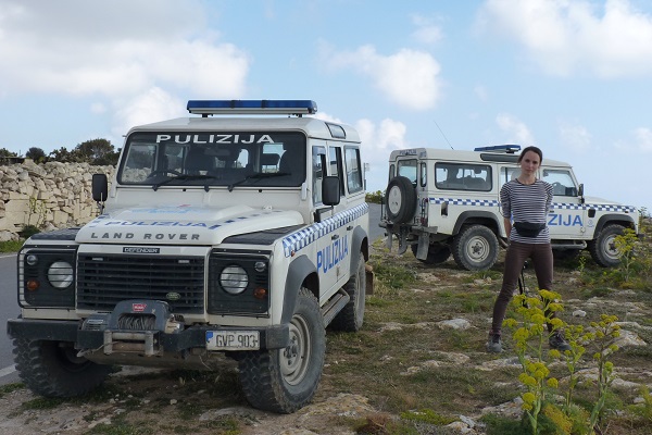 Komitee-Mitarbeiterin auf Malta - seit 2014 unsere Dauerpräsenz auf der Insel