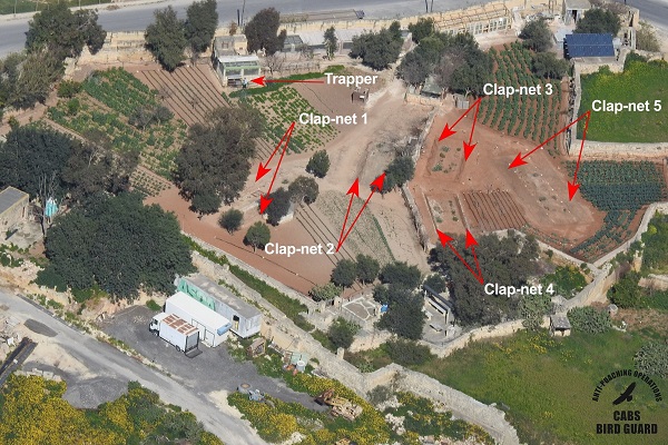 Die größte jemals von uns gefundene Fanganlage auf Malta. 